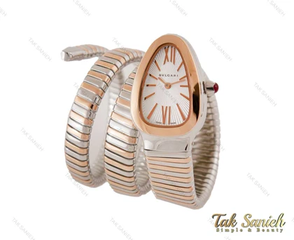 ساعت بولگاری ماری زنانه رزگلد نقره ای Bvlgari-3758-L