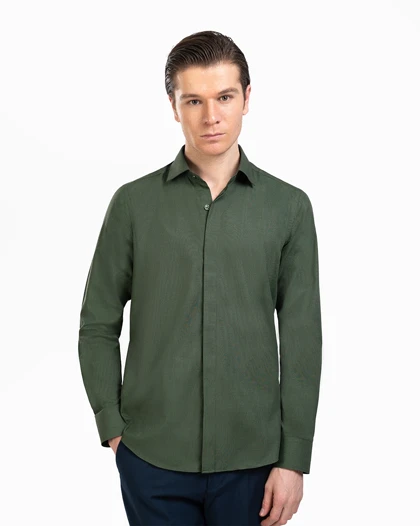 پیراهن مردانه ساده فلورا کد 1671