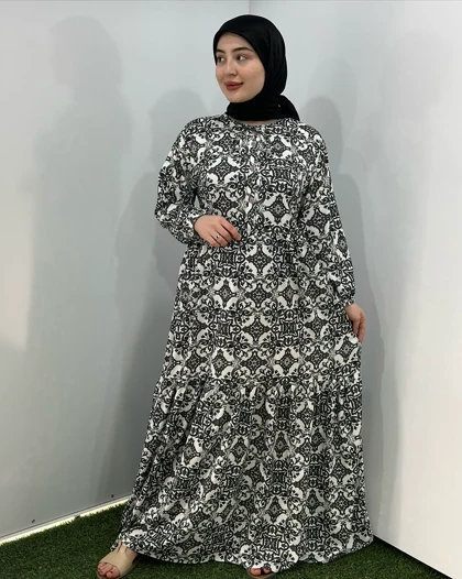 پیراهن فلور خشت 6108