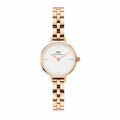ساعت زنانه دنیل ولینگتون Petite Mini رزگلد مدل DW-10121-L
