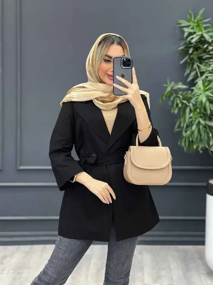 مانتو لینن اسلپ چهاردکمه