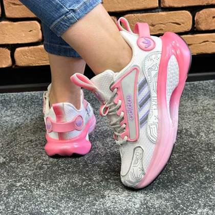 کتانی اسپرت زنانه مدل آدیداس هرموسو ADIDAS HAEMOSO رنگ صورتی کد 85145