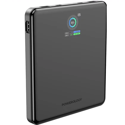 پاور بانک 20000 و هاب HDMI پاورولوژی Powerology اصل مدل PPBCHA89BK