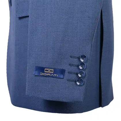 کت و شلوار دو دکمه سورمه ای