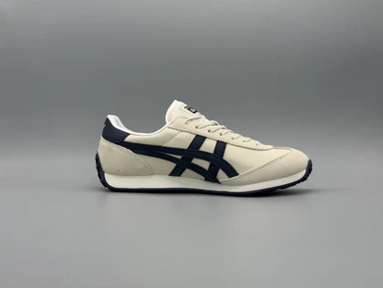 کتانی اسیکس اونیتسوکا تایگر ای دی آر 78 کرم سرمه ای / Asics Onitsuka Tiger EDR78