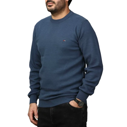 پلیور بافت فندقی مردانه مدل 659857