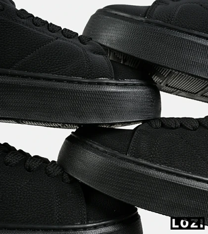 کفش کژوال مردانه چرمی مشکی ZARA مدل 7371