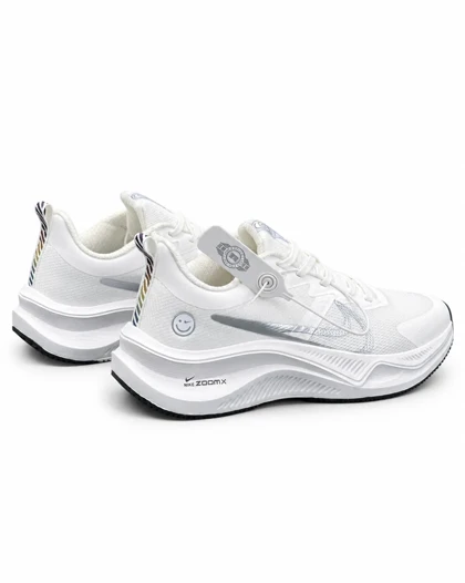 کتانی خارجی مردانه مدل نایکی زوم ایکس لبخند سفید تمام NIKE(مستر کوالیتی)
