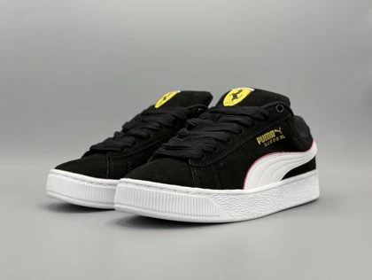 کتانی پوما سوئد XL فراری مشکی سفید/Puma suede XL Ferrari