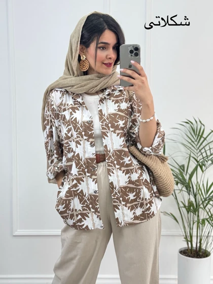 مانتو شومیزی آبرنگی