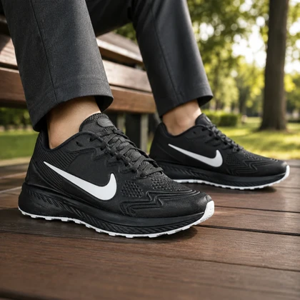 کفش ورزشی مردانه Nike مدل Tigo زیره سفید-مشکی