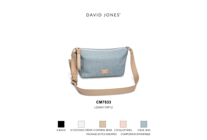 کیف دوشی زنانه دیوید جونز مدل David Jones CM7533