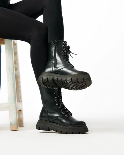 نیم بوت زنانه استرادیواریوس مدل00002-Stradivarius-Flat-Ankle-Boots