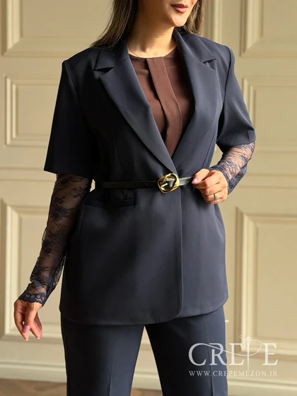 کت تک هرمس آستین دانتل