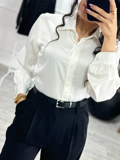 شومیز پیراهنی بیسیک( ایراددار)