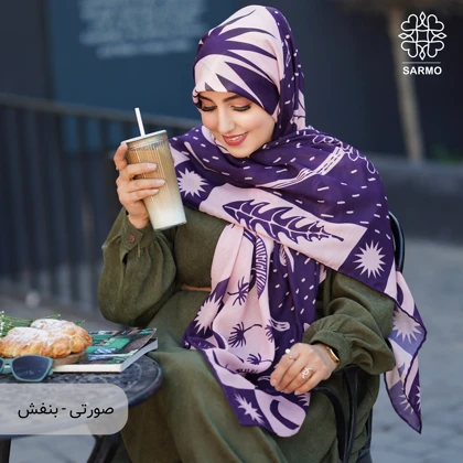 روسری نخ پنبه قاصدک