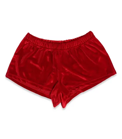 ست تاپ و شورتک مخمل Neev نیو کد 4605 قرمز Red