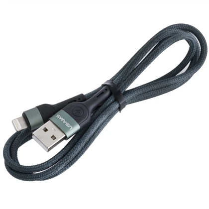 کابل یو اس بی به لایتنینگ یوسامز USAMS مدل US-SJ448 جریان 2 آمپر 1 متر