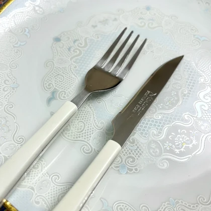 ست چاقو و چنگال میوه‌خوری مینیاتور 12 پارچه