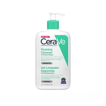 ژل شست‌وشوی صورت فومینگ سراوی مناسب پوست‌های نرمال تا چرب – حجم 473 میلی‌لیتر - Cerave
