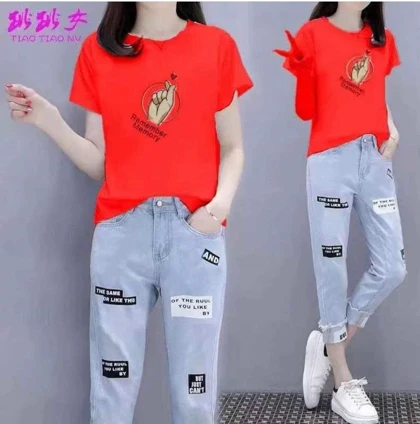 بلوز شلوار دخترانه خارجی