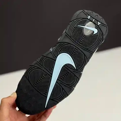 کفش نایک ایر مور آپتمپو مشکی سفید Nike Air More Uptempo Black White