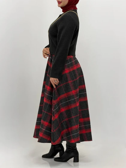 3864-کت و دامن لاوین