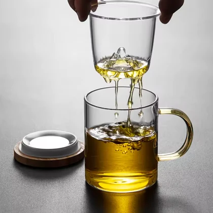 لیوان دمنوش در دو حجم