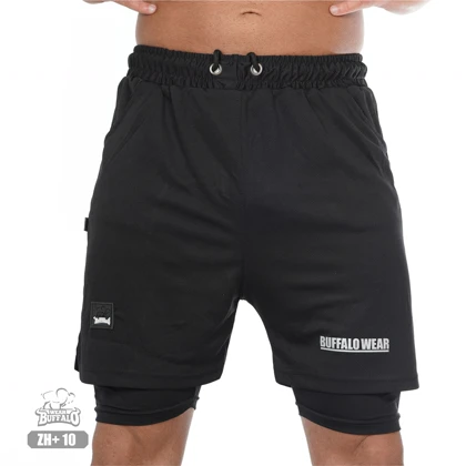 شلوارک کشاله دار بوفالو بدنسازی رنگ بندی