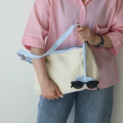 کیف زنانه بزرگ مدل الفن کتان