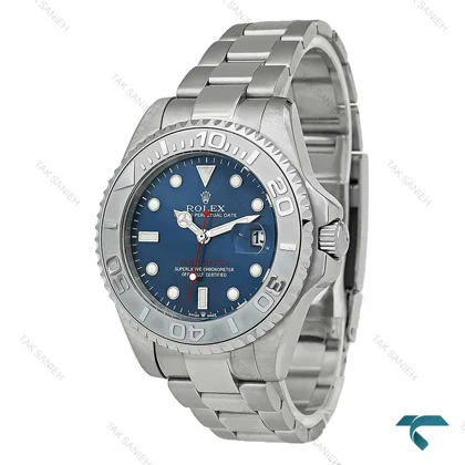 ساعت رولکس یاخ مستر مردانه استیل صفحه سرمه ای Rolex-7481-G