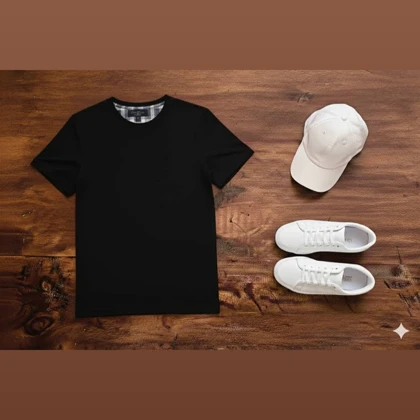 تیشرت نخ پنبه ساده روگاچی