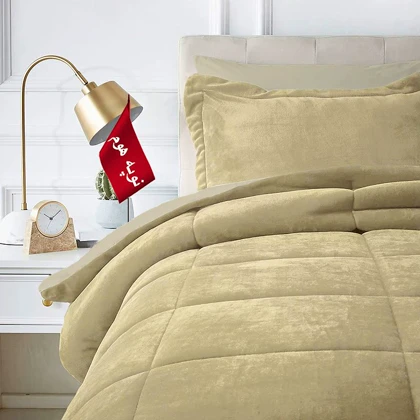 روتختی مینیمال کتان مخمل طرح مربع