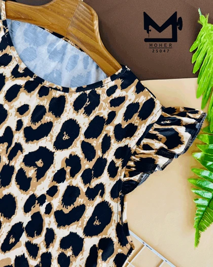 تاپ پلنگی سایز بزرگ