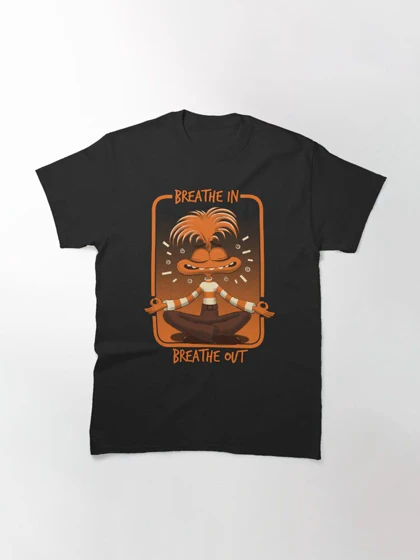 تیشرت inside out طرح Breathe In Breathe Out Classic T-Shirt کد 198693