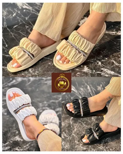 صندل و دمپایی روفرشی زنانه نگینی F 58