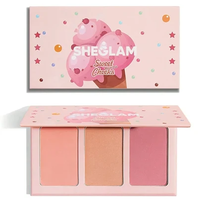 پالت رژگونه سه رنگ شیگلم مدل Sweet Cheeks Blush Trio