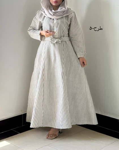 پیراهن نیکرخ _ کد محصول 1296 ( راه راه )