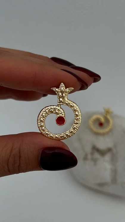 گوشواره انار یلدایی