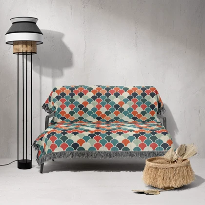 شال مبل ریش دار classic 374