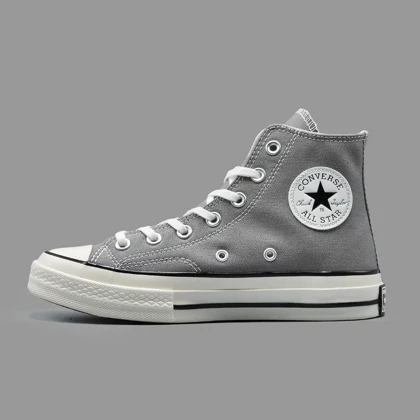 کانورس آل استار 1970 طوسی ساق‌دار Converse All Star Chuck Taylor 1970s Stone Grey Hightop
