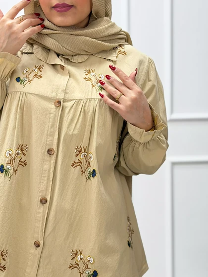 شومیز مانتویی گلاب