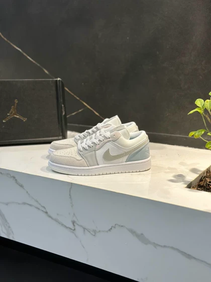 کتانی نایک ایر جردن1 بدون ساق پاریس آبی مستر کوالیتی Nike Air Jordan 1 Low Paris