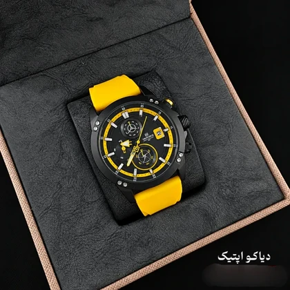 ساعت مچی اورجینال مردانه سه موتور برند نیوی فورس مدل NF8033 بند رابر