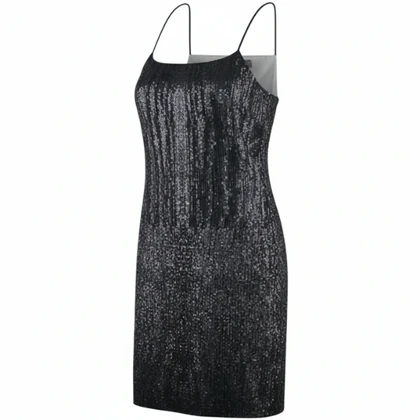 پیراهن مجلسی زنانه مشکی MANGO