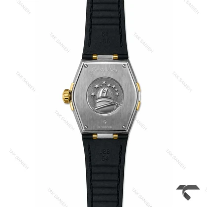ساعت امگا کانسلیشن مردانه دورنگ طلایی بند چرم سبز Omega-10765-G
