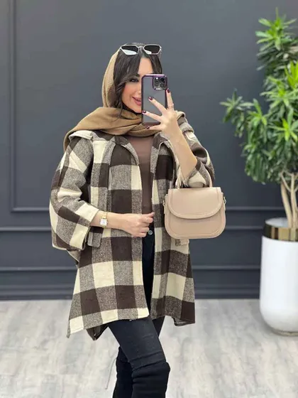 پالتو خفاشی بغل دکمه