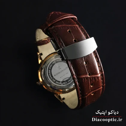 ساعت مچی مردانه موتور ژاپن برند رمانسون مدل Do1280 چرمی