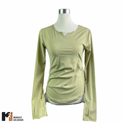 آستین بلند زنانه ورزشی یقه هفت کد 044