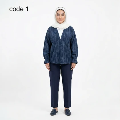 تونیک یقه سفید پری شانل مدل درسا علیدسا
